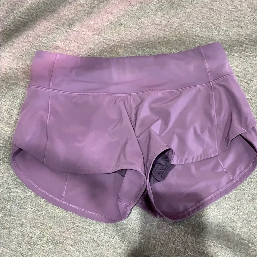 Lululemon Speed Up Shorts Size 2 Inseem 2.5
